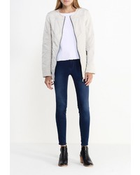 Женская бежевая куртка-пуховик от Odri