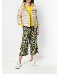 Женская бежевая куртка-пуховик от Herno