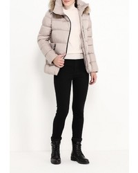 Женская бежевая куртка-пуховик от Z-Design