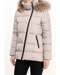 Женская бежевая куртка-пуховик от Z-Design