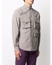 Мужская бежевая куртка-рубашка от Nike