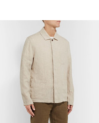 Мужская бежевая куртка-рубашка от Nn07