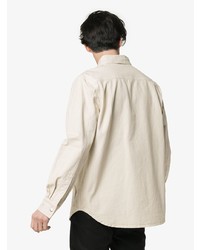 Мужская бежевая куртка-рубашка от Vyner Articles