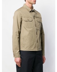 Мужская бежевая куртка-рубашка от Maison Margiela