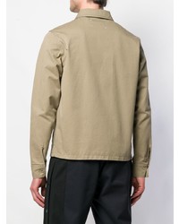 Мужская бежевая куртка-рубашка от Maison Margiela