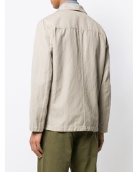 Мужская бежевая куртка-рубашка от Aspesi