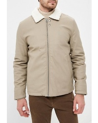 Мужская бежевая куртка-рубашка от Topman