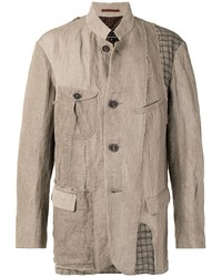 Мужская бежевая куртка-рубашка от Ziggy Chen