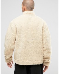 Мужская бежевая куртка от Weekday