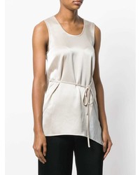 Женская бежевая майка от T by Alexander Wang