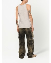 Мужская бежевая майка от Dolce & Gabbana