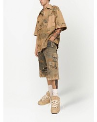 Мужская бежевая майка от Dolce & Gabbana