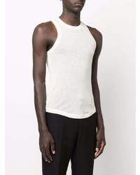 Мужская бежевая майка от Saint Laurent