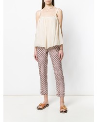 Женская бежевая майка от Forte Forte