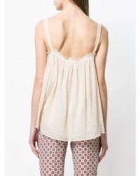 Женская бежевая майка от Forte Forte