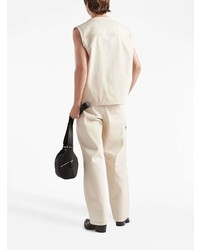 Мужская бежевая майка от Prada