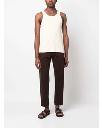 Мужская бежевая майка от Nanushka