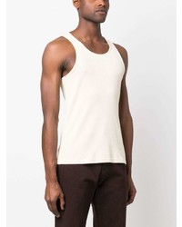 Мужская бежевая майка от Nanushka