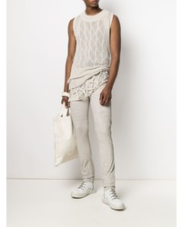 Мужская бежевая майка от Rick Owens