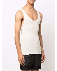 Мужская бежевая майка от Maison Margiela