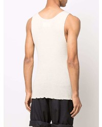 Мужская бежевая майка от Maison Margiela