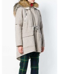 Женская бежевая парка от Liska