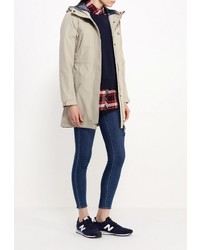 Женская бежевая парка от FIVE seasons