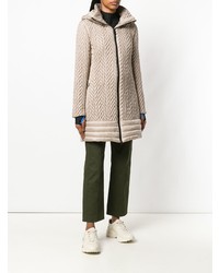 Женская бежевая парка от Rossignol