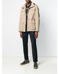 Бежевая полевая куртка от Herno