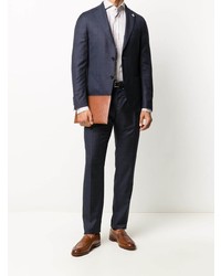 Мужская бежевая рубашка с длинным рукавом от Xacus