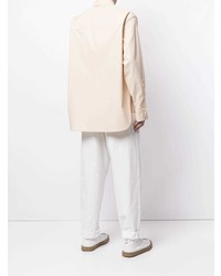 Мужская бежевая рубашка с длинным рукавом от Solid Homme