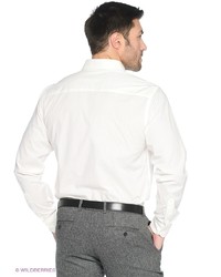 Мужская бежевая рубашка с длинным рукавом от Favourite