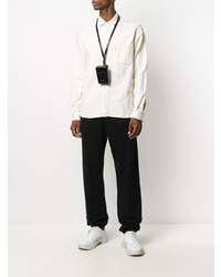 Мужская бежевая рубашка с длинным рукавом от YMC