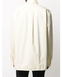 Мужская бежевая рубашка с длинным рукавом от Marni