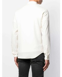 Мужская бежевая рубашка с длинным рукавом от Sandro Paris