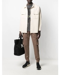 Мужская бежевая рубашка с длинным рукавом от Represent