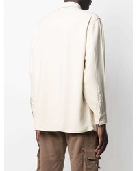 Мужская бежевая рубашка с длинным рукавом от Represent