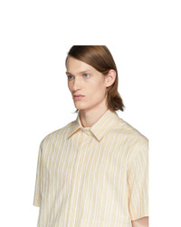 Мужская бежевая рубашка с коротким рукавом от 1017 Alyx 9Sm
