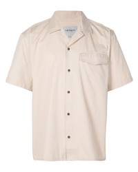 Мужская бежевая рубашка с коротким рукавом от Carhartt WIP