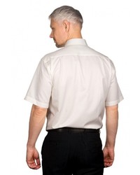 Мужская бежевая рубашка с коротким рукавом от GREG