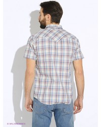 Мужская бежевая рубашка с коротким рукавом от Levi's