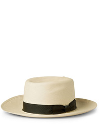Мужская бежевая соломенная шляпа от Lock & Co Hatters