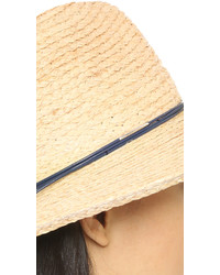 Женская бежевая соломенная шляпа от Hat Attack