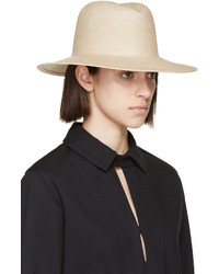 Женская бежевая соломенная шляпа от CLYDE