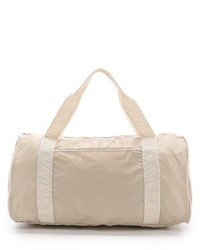 Женская бежевая спортивная сумка из плотной ткани от Bensimon