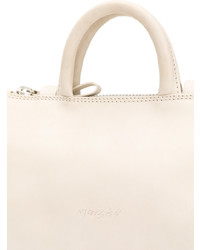 Бежевая сумка через плечо от Marsèll