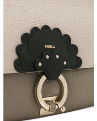 Бежевая сумка через плечо от Furla