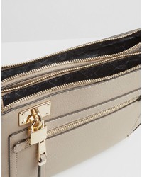 Бежевая сумка через плечо от Aldo