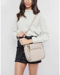 Бежевая сумка через плечо от Aldo