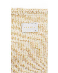 Женская бежевая сумка от Clare Vivier